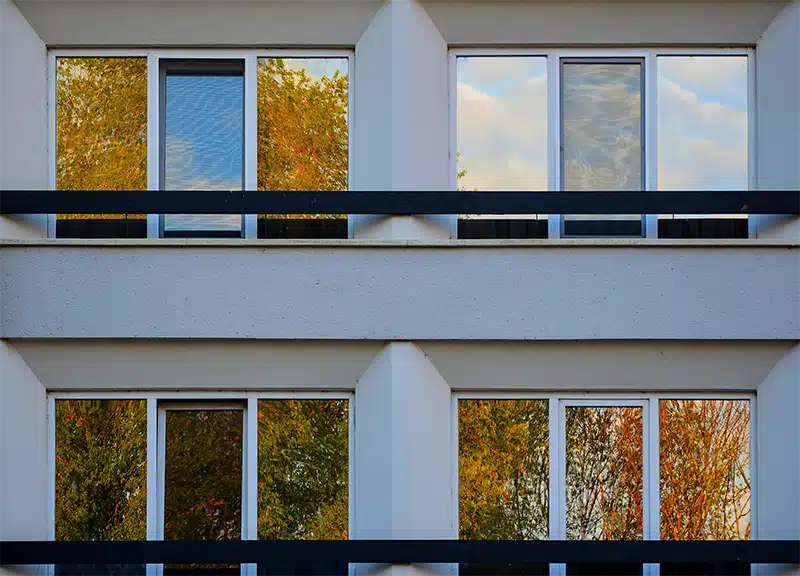 ramen met spiegelfolie