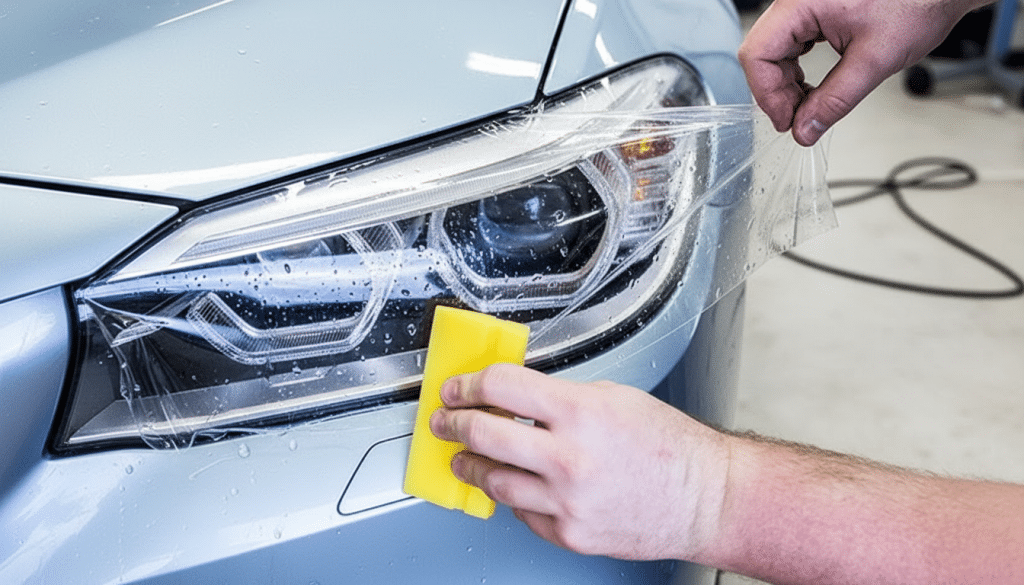 PPF folie op koplamp