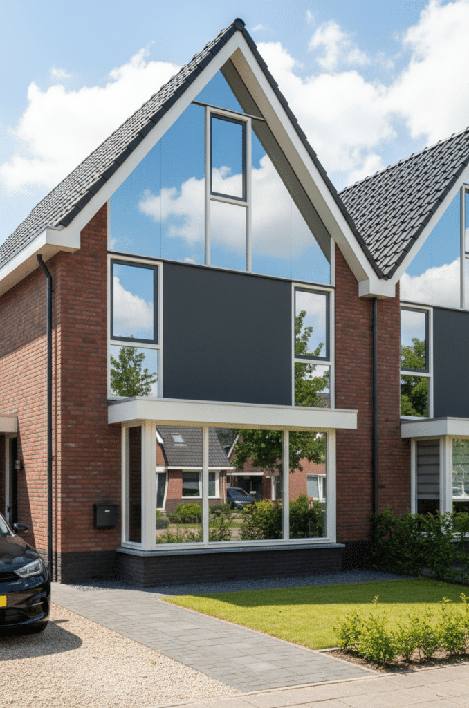 woning met privacyfolie