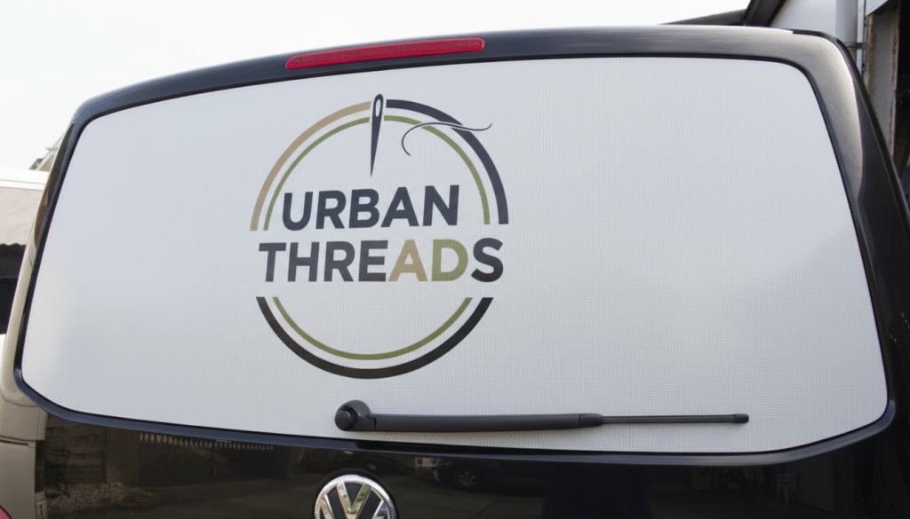 One Way Vision folie op autoruit