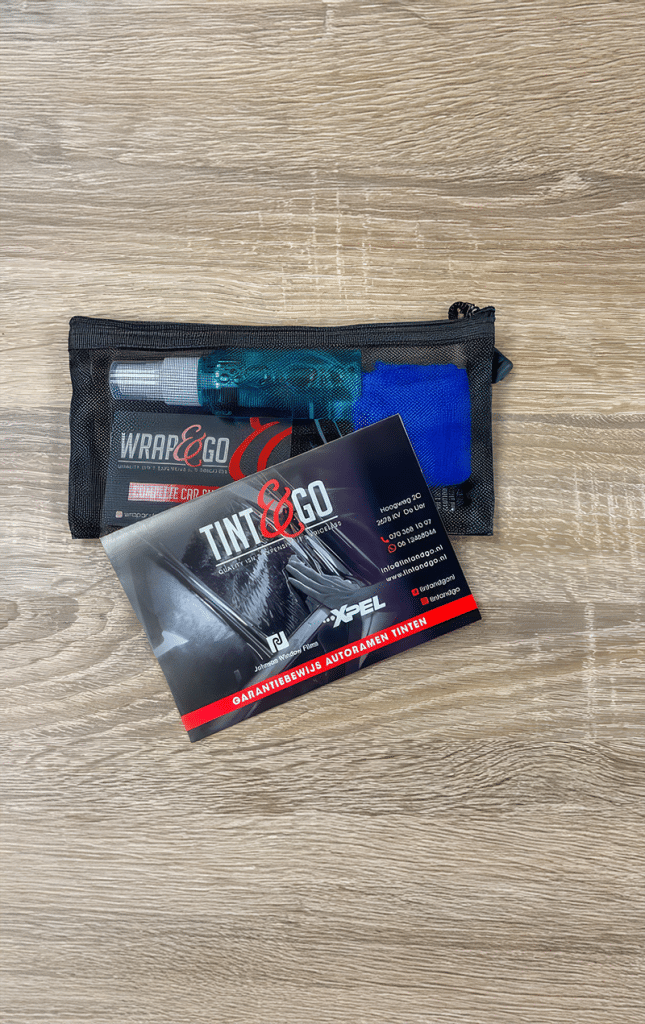 onderhoudssetje voor autoramen tinten