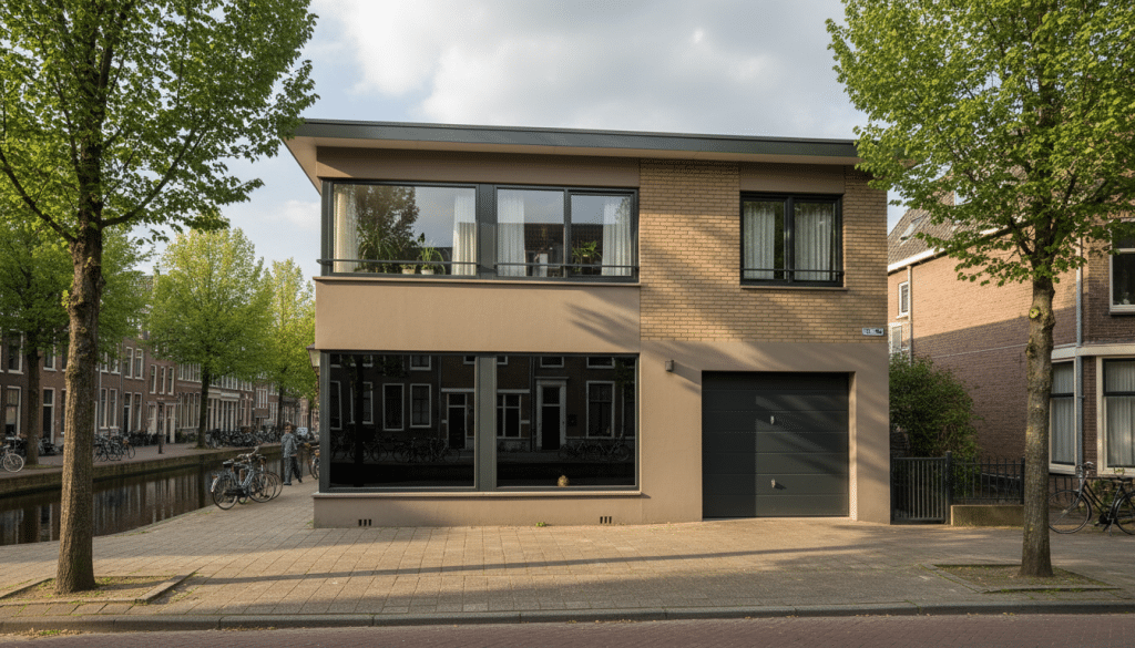 woning met getinte ramen